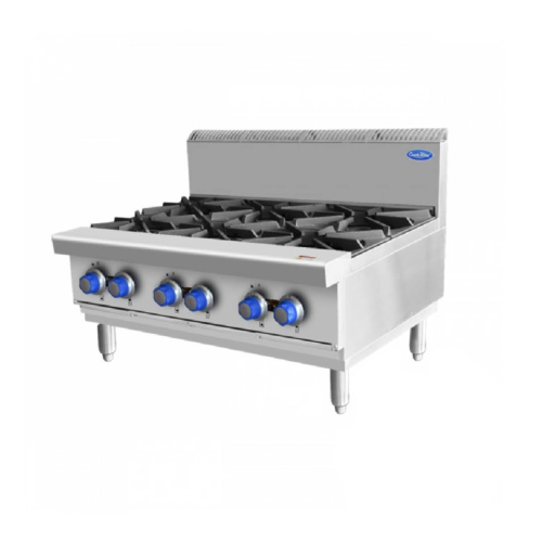 Benchtop 6 Burner Cooktop - AT80G6B-C