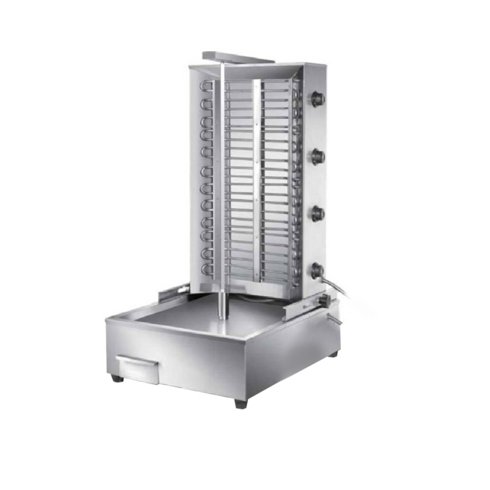 Electric 4 Burner Kebab Machine