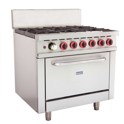 Gas 6 Burner Stove and Oven