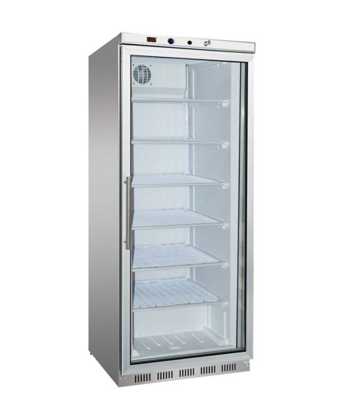 HF600G S_S Display Freezer with Glass Door
