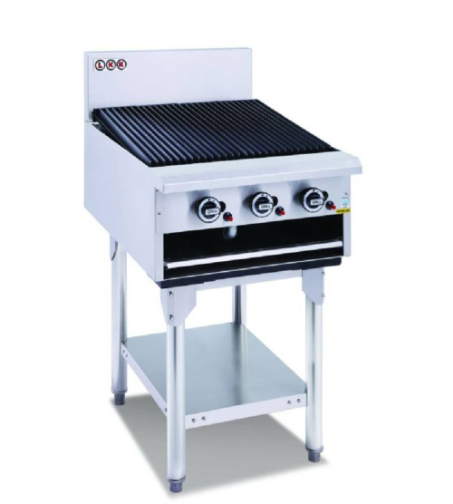 LKK Gas Three Burner Chargrill 600mm – LKKCG6