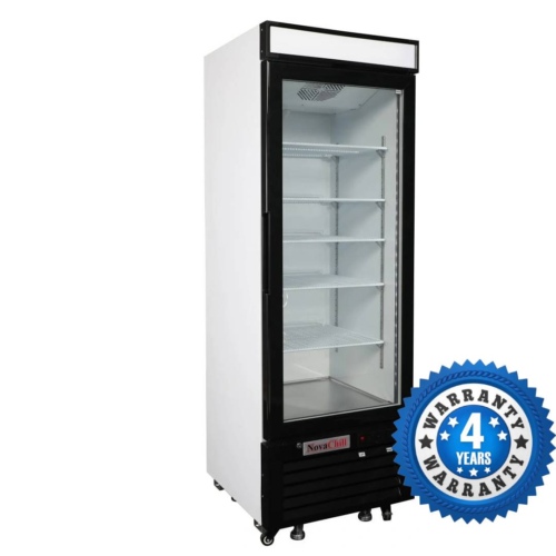 NovaChill Single Glass Door Freezer - 400Lts