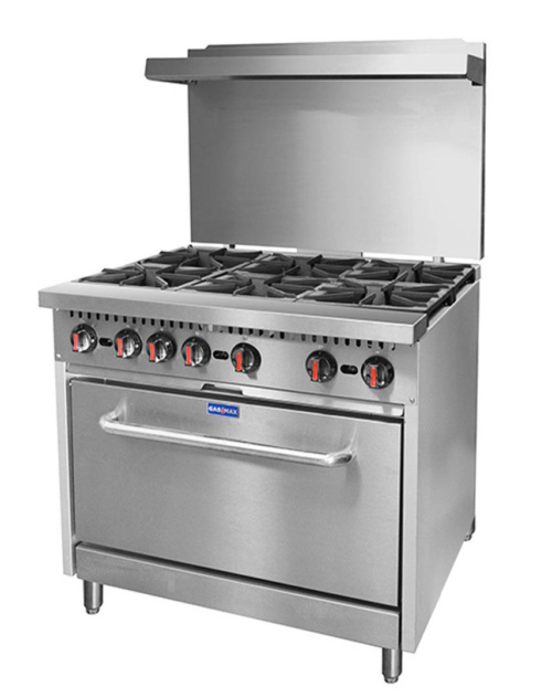 S36(T) - Gasmax 6 Burner with Oven Flame Failure