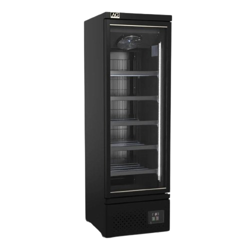 Supermarket Single Glass Door Upright Display Fridge - 450 Litre -CSB450