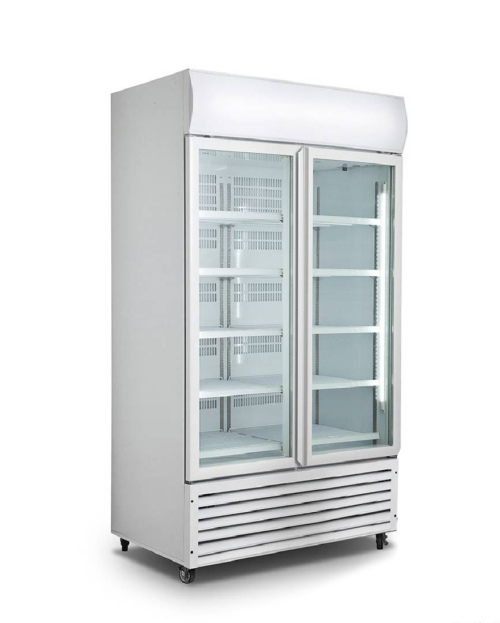 Thermaster Double Glass Door Upright Drink Fridge 1075Lt - LG-1200GT