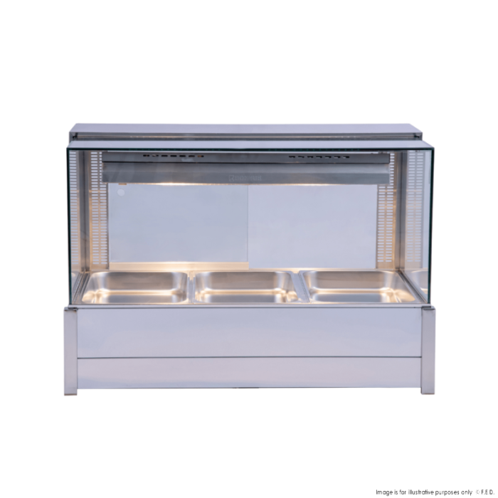 Square Countertop Wet Dry Bain Marie - BM11SC